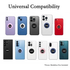 [5 Pack] Princess Cruise Medallion Holders for Black, White, Blue, Red, Pink