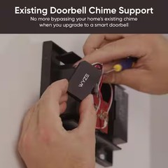 ✅ Wyze Video Doorbell v2 2K Wired Smart Security Camera Black — Excellent ✅