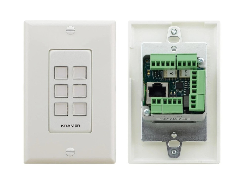 Kramer RC-306/US-D(W/B) US-D Size 6-Button Control Keypad
