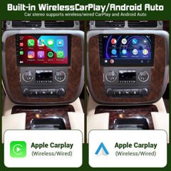 For GMC Yukon Chevy Tahoe Suburban Android 13 Apple Carplay Car Stereo Radio GPS