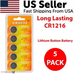 5 x New LITHIUM BATTERY 3V CR2032 CR 2032 BR2032 DL2032 Remote Button Cell Watch