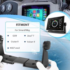 For Simrad 000-13702-001 Gimbal Mounting Bracket with Knobs for GO9, NSS7 EVO3