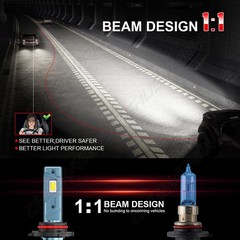 For GMC Sierra 1500 2500 1999-2006 2x LED Headlight LoW Combo Bulbs 20000LM