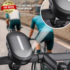 Portable Mini Bike Bluetooth Speaker,Ip67 Waterproof Wireless with Adjustable St