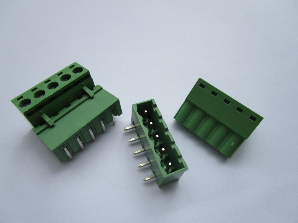 12 pcs 5.08mm Close Angle 5pin Screw Terminal Block Connector Pluggable Type New