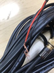 Lot of 3 30ft RG59 Siamese Coaxial Cable