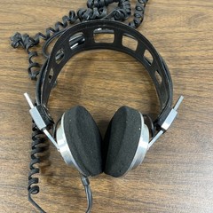 Realistic PRO-10 Vintage Headphones Black Silver 6.35mm Adjustable Headband