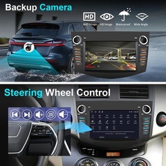For Toyota RAV4 2006-2012 7″ Android 15 Wifi Apple Carplay Car Stereo Radio GPS