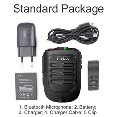 Inrico Wireless PTT Microhpone B02 for Ios Android S200 S300 4G Network Radio