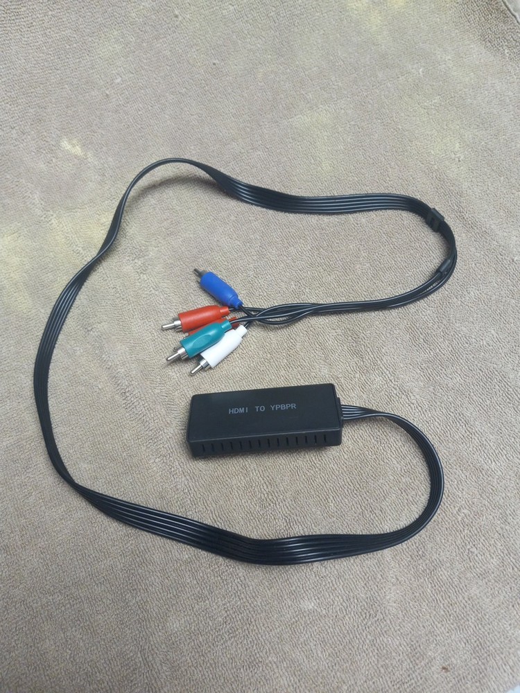 HDMI To YPBPR converter adapter w/on+off Switch & Micro USB Power