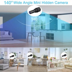 2026 Mini Camara Oculta Espia WiFi 1080P HD Seguridad Audio y Video APP Movil