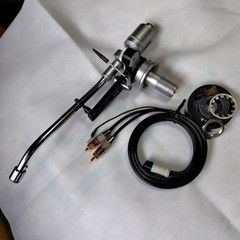 Denon DP-1700 Tonearm Static Balance S-Shaped Used Japan Modified Cable Vintage