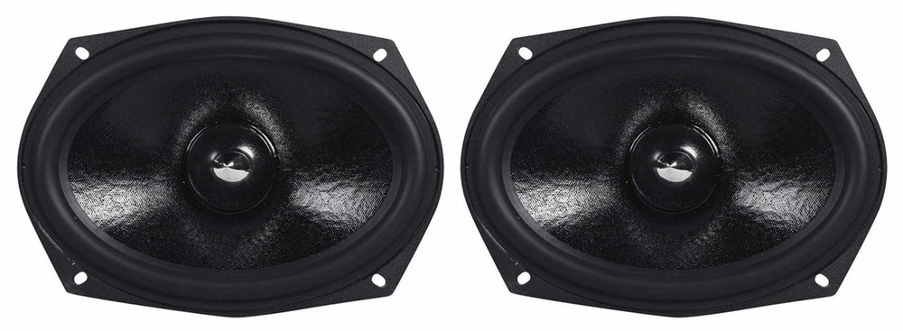 (2) Rockville RVL69W 6×9″ 600w Cast Aluminum Car Subwoofers Sub Woofers