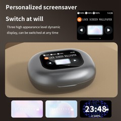 TWS Earbuds 40Hr LCD Touch Screen Noise Cancelling Bluetooth 5.4 Wireless IPX7