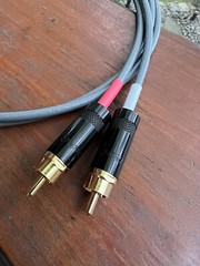 4 Ft. Audiophile Interconnect Cables Gold Neutrik Rean RCA Phono Connectors