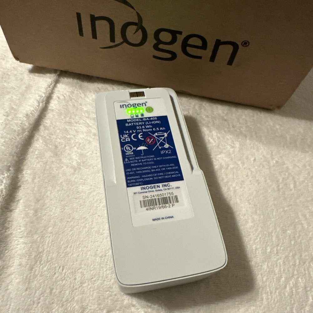NEW Inogen 8-Cell Extended Double Battery BA-408 for Inogen G4/Rove 4