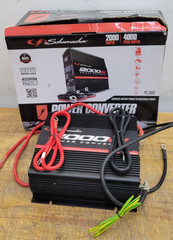 Schumacher 2000w DC to AC Power Converter (PC2000) W/ 3 120V AC Outlets — USED