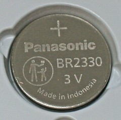 1 pc Panasonic BR2330 3v LITHIUM BATTERY BR 2330 mfd 03/2021 EXPIRE 03/2031