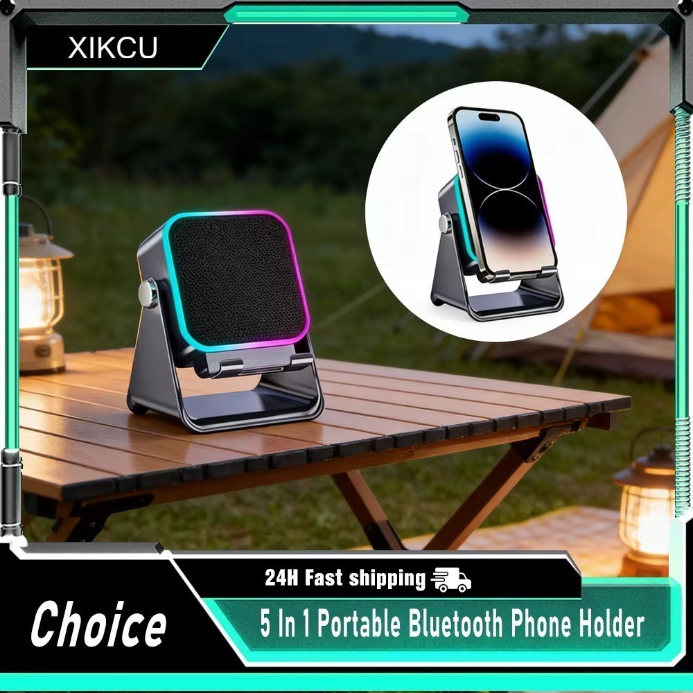 NEW Wireless Induction Speaker 5-in-1 Bluetooth Speaker With Phone Stand