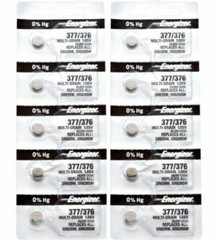 Energizer 377 376 WATCH BATTERY SR626SW SR626W Silver Oxide Battery 50 Batteries