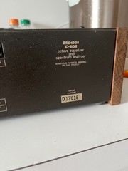 AUDIO CONTROL C-101 GRAPHIC EQUALIZER