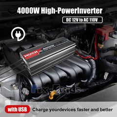 Reliable Pure Sine Wave Power Inverter 1000w 3000w 4000w 12V to 110V Converter