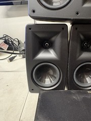 Klipsch Quintet Speakers 4.0 Wired Black Home Theater Center 3 Satellites TESTED
