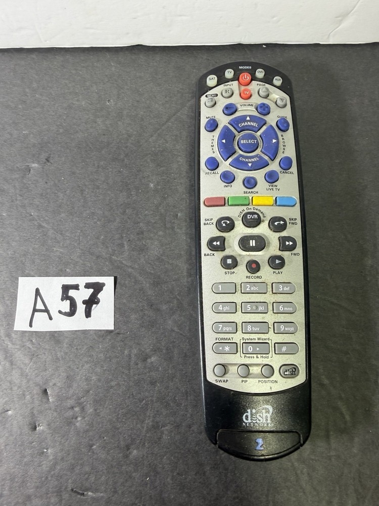 Dish Network 186371 21.1 IR/UHF Pro UHF Satellite Receiver Remote Control