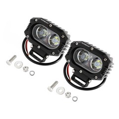 AUXBEAM 4″ LED Work Light Bar Flood Pods Fog Lamp Offroad Driving Truck SUV ATV
