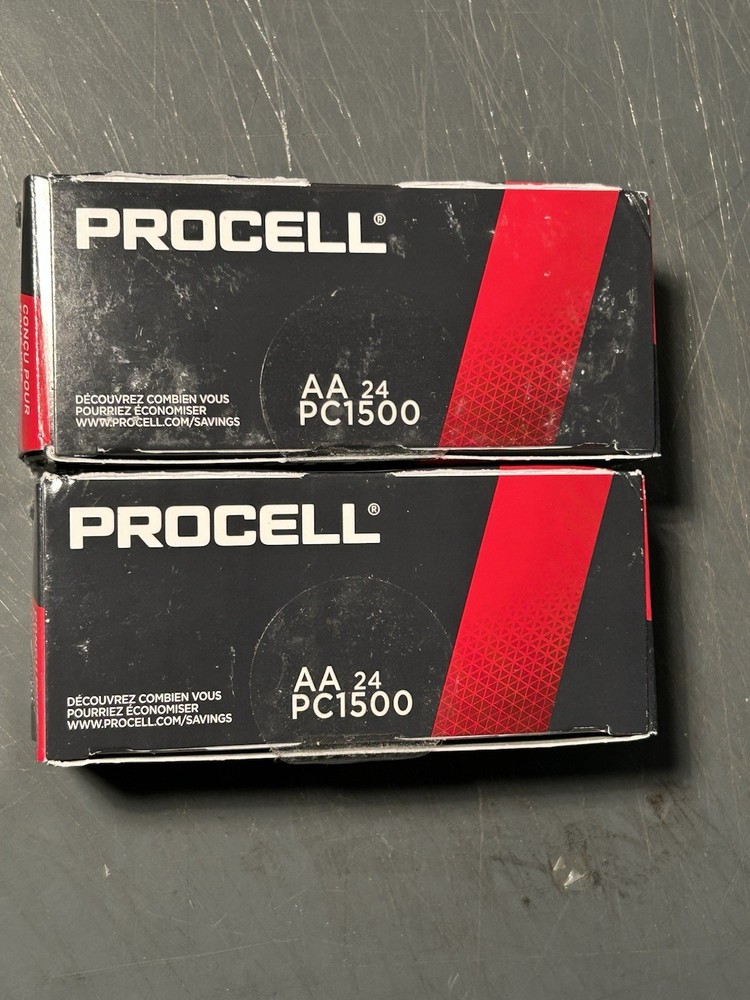 48 New AA Procell Alkaline Batteries by Duracell PC1500 Exp 3/2035