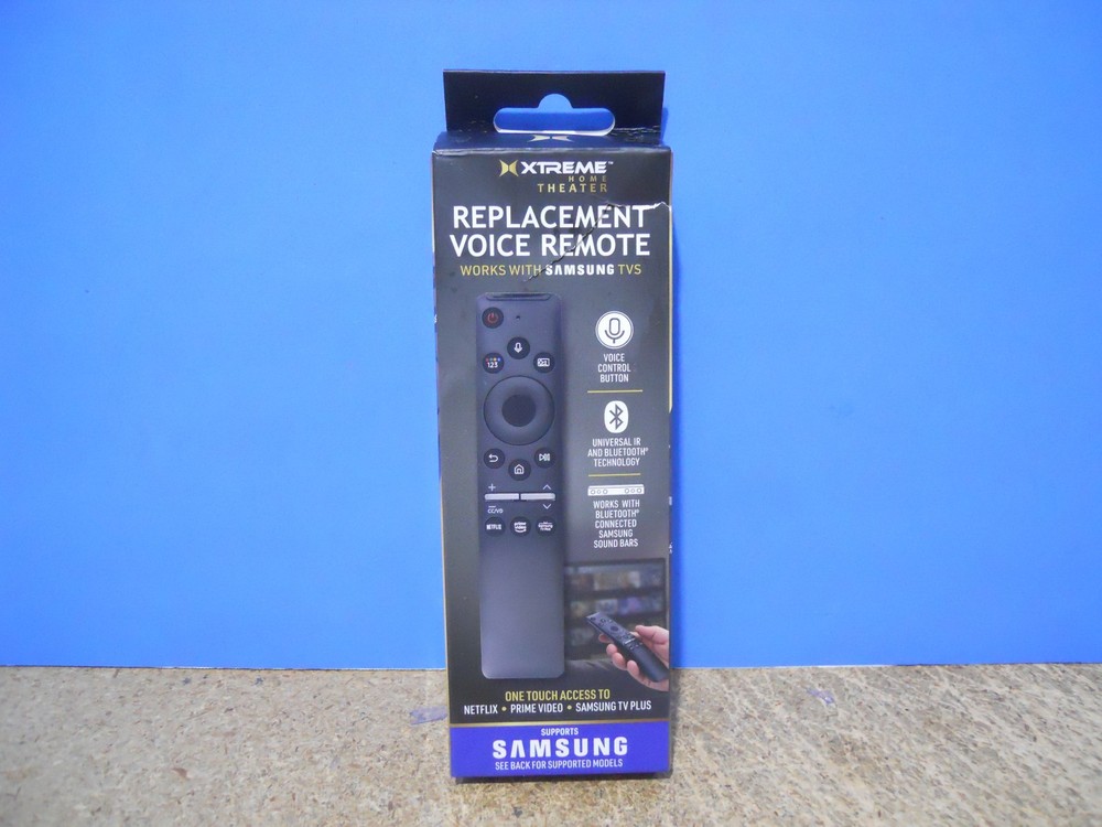 Xtreme Home Theater Replacement IR Bluetooth Voice Remote for Samsung TVs