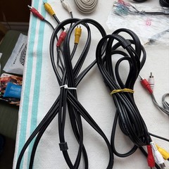 Lot of 24 Cables, RCA, 26 AWG Tigercable, Dish Network RG-59/U Coaxial, others