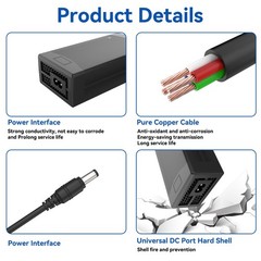 42V 2A Adapter for Jetson Racer/Shield Ultra-Lock/ Ryder Pro eScooter Power