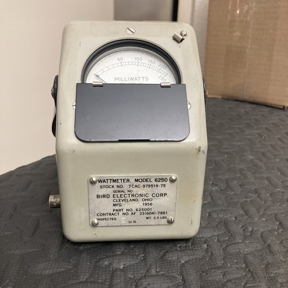 Bird 6250 Ham Mate Thruline Watt Meter Dummy Load 30-500MHz 250mw