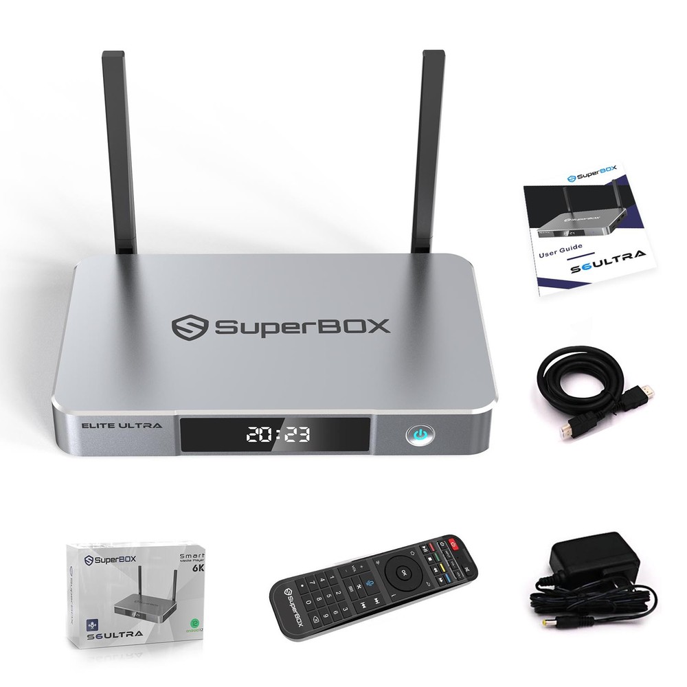 SuperBox S6 Ultra TV BOX Upgrade 128G Message To Me Large Memory Fast Ship