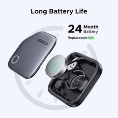 UGREEN Air Tracker Tags (iOS Only) 4 Pack, 2-Year Replaceable Battery Bluetooth