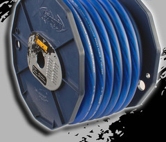 25ft. 1/0 Gauge BLUE OFC Wire Strands Copper Marine Grade Cable AWG High Quality