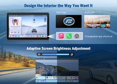 Qualcomm Head Unit 10.95″ Touchscreen Android Auto Car Stereo GPS Multimedia DSP