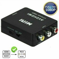 RCA AV to HDMI HD Converter Composite CVBS Audio Video Adapter Wii NES SNES