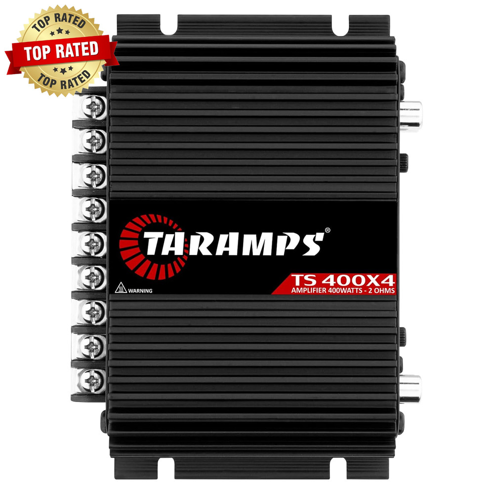Taramps TS 400X4 2 Ohms Black Multichannel Stereo Amplifier 400 Watts Rms, 4 Cha