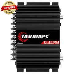 Taramps TS 400X4 2 Ohms Black Multichannel Stereo Amplifier 400 Watts Rms, 4 Cha