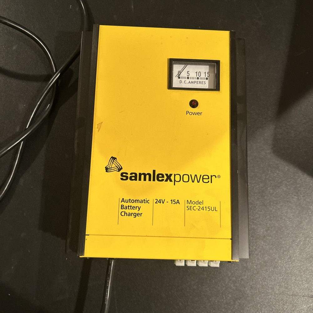 Samlex Power SEC1215UL 24V 15A Automatic Battery Charger