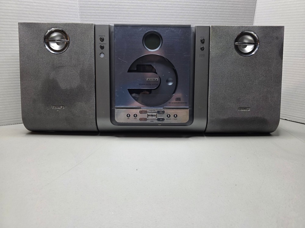Philips MP3-CD Playback Wall Mountable MCM240/37 Micro Hi-Fi System Read