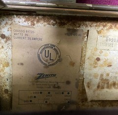 VINTAGE ZENITH SOLID STATE STEREOPHONIC PHONOGRAPH MODEL T2560W SPEAKERS RARE!!!