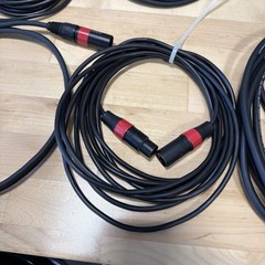 Monster cable , whirlwind unbranded XLR MICROPHONE CABLE, LOT OF 9