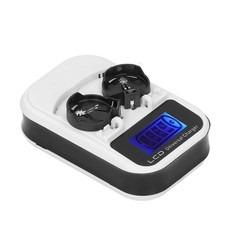 1PCS 3.6V LCD Button Battery Charger US Plug For LIR2016 LIR2025 LIR2032 K