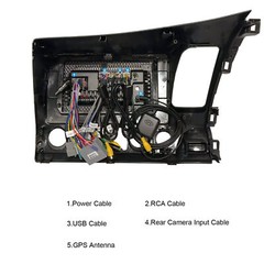 For Honda Civic 2006-2011 Apple CarPlay Android 15 Car Stereo Radio GPS WiFi RDS