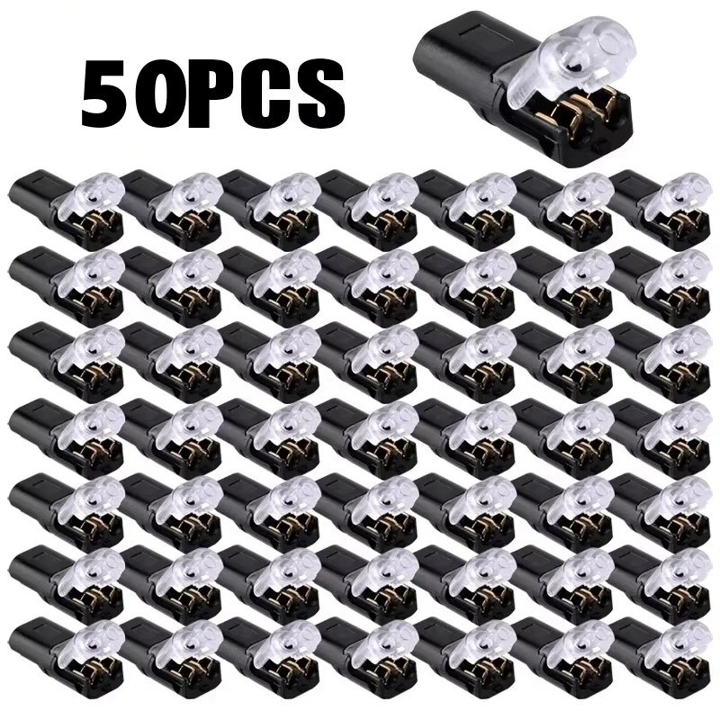 100PCS Waterproof Electrical Connector Car Automotive Wire Plug Terminal LOT