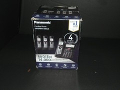 Panasonic Cordless Phone System Answering Machine 4 Handset Bluetooth
