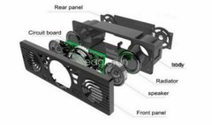 SD Car Radio Stereo MP3 Player Speaker In-Dash 12V 1 Din Bluetooth FM AUX USB TF